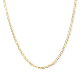 Child's 10K Gold Diamond-Cut Valentino Chain - 15"
