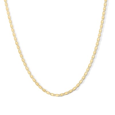 Child's 10K Gold Diamond-Cut Valentino Chain - 15"