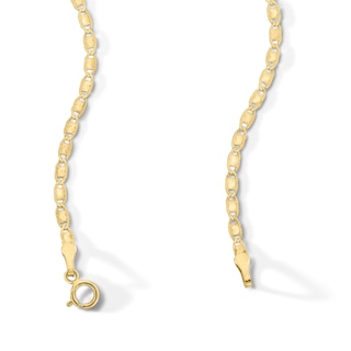 Child's 10K Gold Diamond-Cut Valentino Chain - 15"
