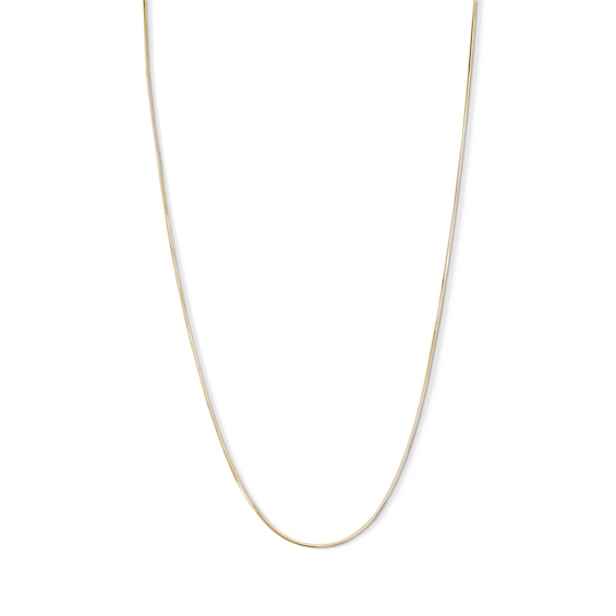 10K Solid Gold Omega Chain Made in Italy - 20"