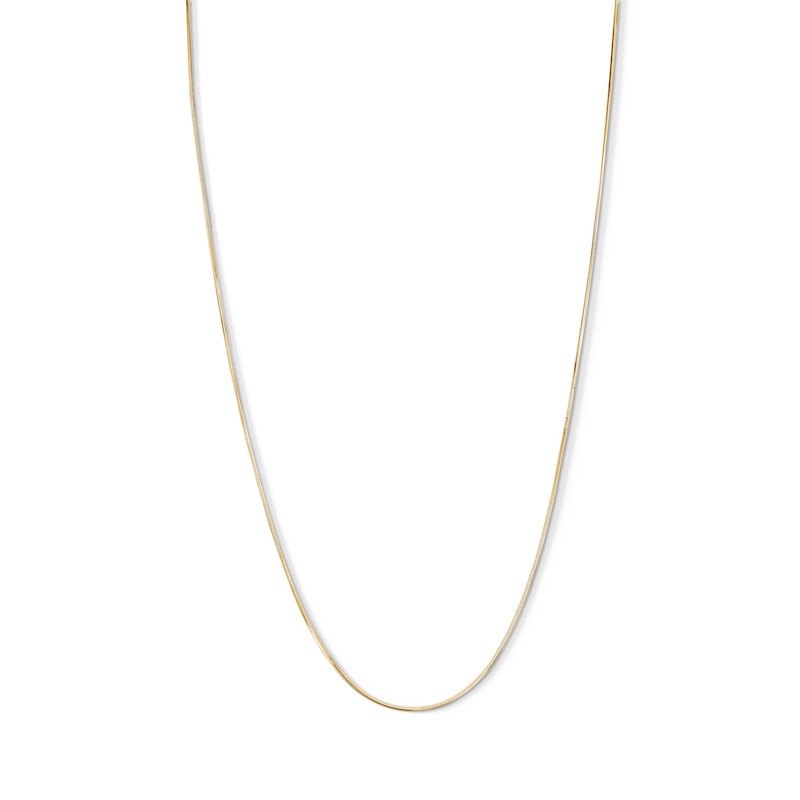 10K Solid Gold Omega Chain Made in Italy - 20"