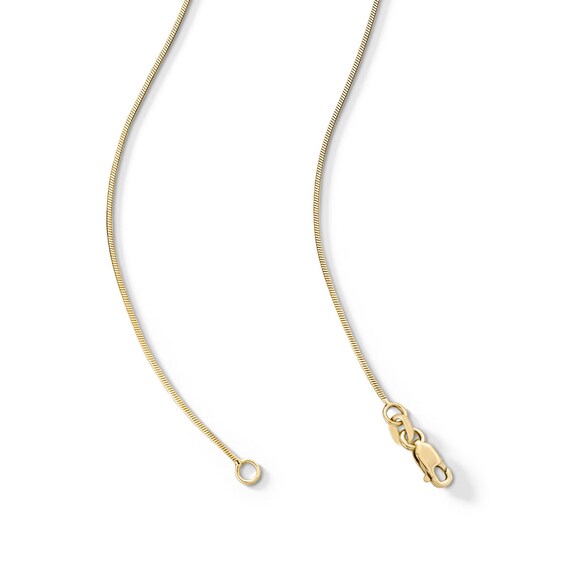 10K Solid Gold Omega Chain Made in Italy - 20"