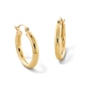 Thumbnail Image 1 of 10K Hollow Gold Hoops