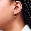 Thumbnail Image 2 of 10K Hollow Gold Hoops