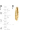 Thumbnail Image 3 of 10K Hollow Gold Hoops