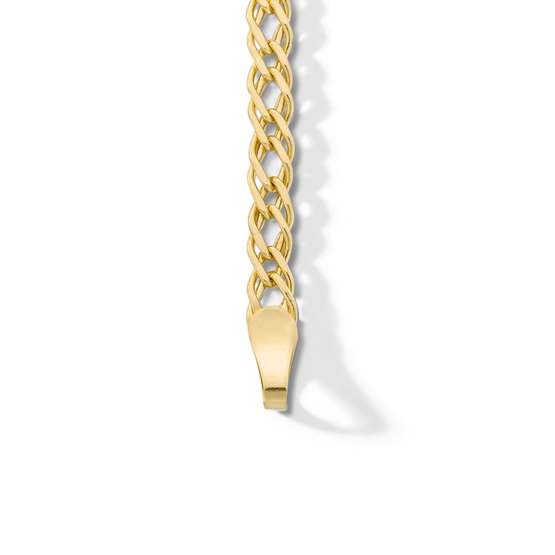 Main Image 3 of 10K Gold Rambo Chain Bracelet Made in Italy - 7.5"