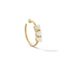 Thumbnail Image 1 of 14K Gold Simulated Opal Hoop - 18G 5/16"