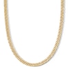 Thumbnail Image 1 of 10K Semi-Solid Gold Double Curb Chain - 22"