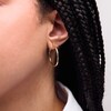 Thumbnail Image 2 of 14K Hollow Gold Hoops