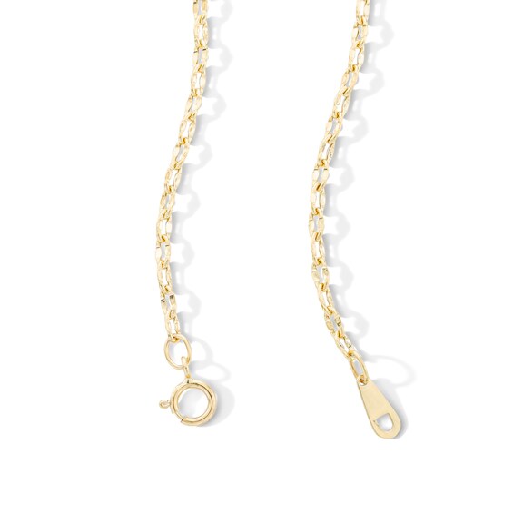 10K Semi-Solid Gold Forzentina Chain - 18"