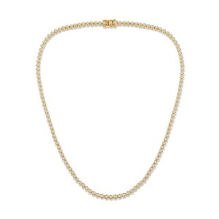 10K Gold 5 CT. T.W. Lab-Grown Diamond Tennis Necklace