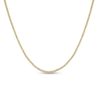 10K Gold 3 CT. T.W. Lab-Grown Diamond Tennis Necklace