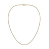 Thumbnail Image 2 of 10K Gold 3 CT. T.W. Lab-Grown Diamond Tennis Necklace