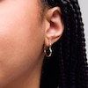10K Gold Open Heart Hoops