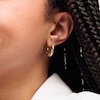 Thumbnail Image 2 of 10K Hollow Gold Thick Swirl Hoops