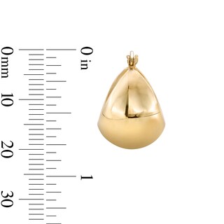 10K Hollow Gold Bold Hoops
