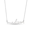 Thumbnail Image 1 of Sterling Silver Lowercase Name Rolo Necklace - 16"