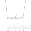 Thumbnail Image 2 of Sterling Silver Lowercase Name Rolo Necklace - 16"