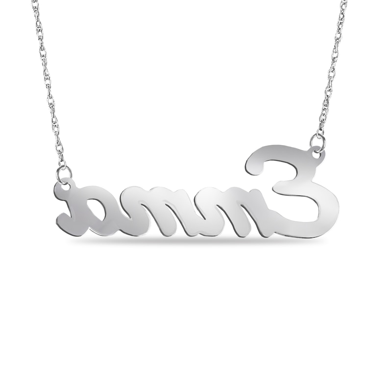 Main Image 2 of Enamel Rainbow Name Necklace - 18"