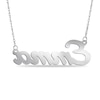 Thumbnail Image 3 of Enamel Rainbow Name Necklace - 18"