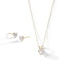 Thumbnail Image 1 of 10K Gold CZ Heart Studs and Pendant Set