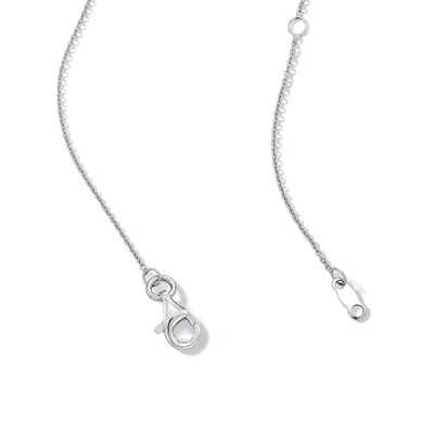 Sterling Silver 1/20 CT. T.W. Diamond Round Studs and Pendant Set