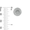 Thumbnail Image 5 of Sterling Silver 1/20 CT. T.W. Diamond Round Studs and Pendant Set