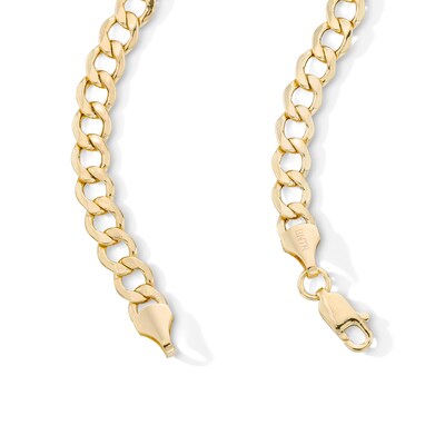 ​​​​​​​10K Semi-Solid Beveled Curb Chain - 26"