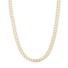 Thumbnail Image 1 of 10K Hollow Gold Beveled Curb Chain - 20"