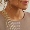 Thumbnail Image 5 of 10K Hollow Gold Beveled Curb Chain - 20"