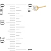 Thumbnail Image 2 of 14K Gold 1/10 CT. T.W. Lab-Grown Diamond Nose Stud - 22G 1/4"