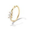 Thumbnail Image 1 of 14K Gold 1/10 CT. T.W. Lab-Grown Diamond Hoop - 20G 5/16"