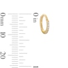 Thumbnail Image 3 of 14K Gold 1/15 CT. T.W. Lab-Grown Diamond Hoop - 19G 7mm