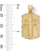 Thumbnail Image 3 of 10K Gold Spanish Prayer Cross Charm