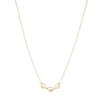 Thumbnail Image 1 of Child's 10K Solid Gold Heart-in-Heart Trio Pendant - 15"