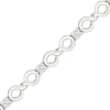 Thumbnail Image 1 of Sterling Silver 1/5 CT. T.W. Lab-Grown Diamond Infinity Bracelet - 7.25"