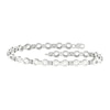 Thumbnail Image 2 of Sterling Silver 1/5 CT. T.W. Lab-Grown Diamond Infinity Bracelet - 7.25"