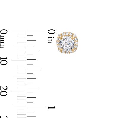 10K Gold CZ Birthstone Studs