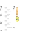 Thumbnail Image 2 of 14K Gold Plated Birthstone Huggie Hoops