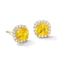 Thumbnail Image 1 of 10K Gold CZ Birthstone Studs
