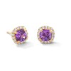 Thumbnail Image 1 of 10K Gold CZ Birthstone Studs