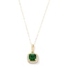 Thumbnail Image 1 of 10K Gold CZ Birthstone Pendant - 18"