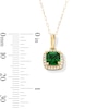 Thumbnail Image 3 of 10K Gold CZ Birthstone Pendant - 18"