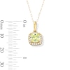 Thumbnail Image 3 of 10K Gold CZ Birthstone Pendant - 18"