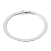 Thumbnail Image 1 of Solid Sterling Silver Herringbone Chain Bracelet - 7.5"