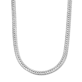 Sterling Silver Wheat Herringbone Chain - 22"