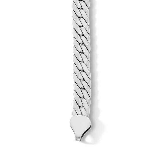 Sterling Silver Wheat Herringbone Chain Bracelet - 8"