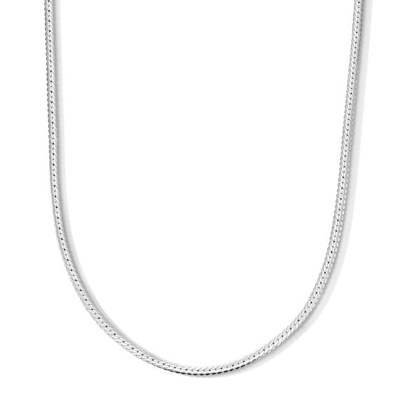 Sterling Silver Herringbone Chain - 20"