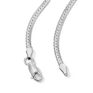 Sterling Silver Herringbone Chain - 20"