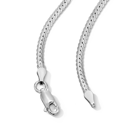 Sterling Silver Herringbone Chain - 20"